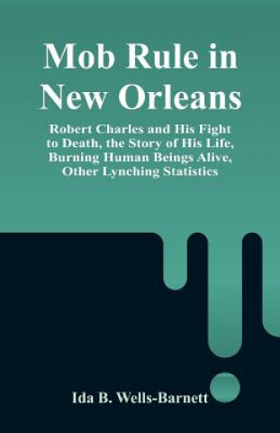 Kniha Mob Rule in New Orleans Ida B. Wells-Barnett