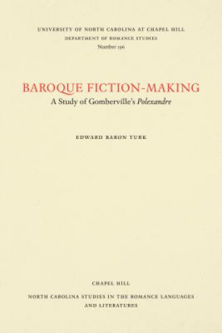 Book Baroque Fiction-Making Edward Baron Turk