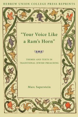 Kniha Your Voice Like a Ram's Horn Marc Saperstein