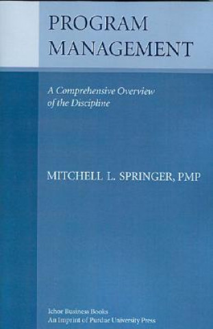 Book Program Management Mitchell L. Springer