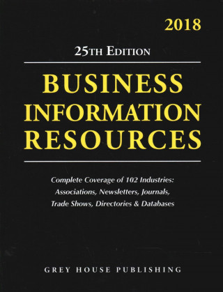 Kniha Directory of Business Information Resources, 2018 