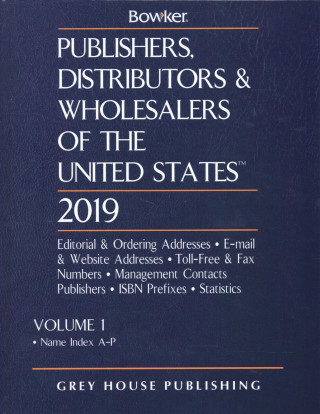 Könyv Publishers, Distributors & Wholesalers in the US, 2019 Bowker Rr