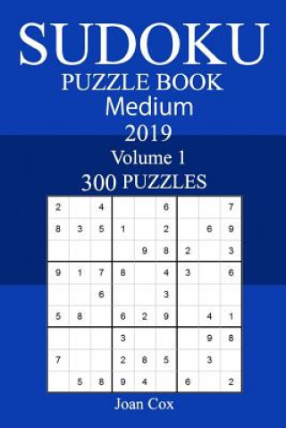 Książka 300 Medium Sudoku Puzzle Book 2019 Joan Cox