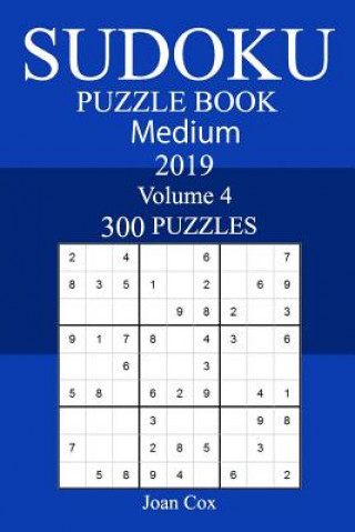 Książka 300 Medium Sudoku Puzzle Book 2019 Joan Cox