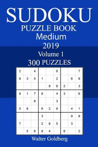 Carte 300 Medium Sudoku Puzzle Book 2019 Walter Goldberg