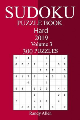 Könyv 300 Hard Sudoku Puzzle Book 2019 Randy Allen
