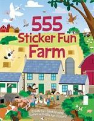 Kniha 555 Sticker Fun - Farm Activity Book Joshua George