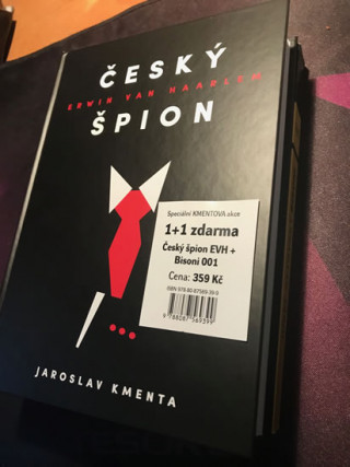 Kniha Balíček 2ks Český špion Erwin van Haarlem + Bisoni 001 Jaroslav Kmenta