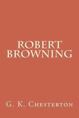 Knjiga Robert Browning G K Chesterton