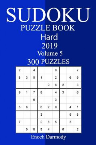 Книга 300 Hard Sudoku Puzzle Book 2019 Enoch Darmody