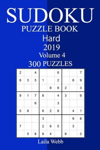 Książka 300 Hard Sudoku Puzzle Book 2019 Laila Webb