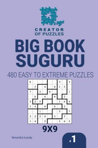 Kniha Creator of puzzles - Big Book Suguru 480 Easy to Extreme (Volume 1) Veronika Localy