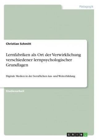 Книга Lernfabriken als Ort der Verwirklichung verschiedener lernpsychologischer Grundlagen Christian Schmitt