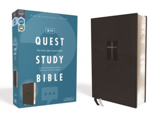 Kniha Niv, Quest Study Bible, Leathersoft, Black, Comfort Print: The Only Q and A Study Bible Christianity Today Intl