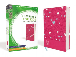 Carte NIrV, Bible for Kids, Large Print, Leathersoft, Pink, Comfort Print Zondervan