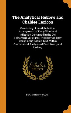Kniha Analytical Hebrew and Chaldee Lexicon Benjamin Davidson