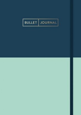Carte Bullet Journal "Mint Blue" 05 mit original Tombow TwinTone Dual-Tip Marker 42 navy 