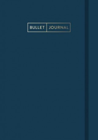 Book Bullet Journal "Deep Blue" 05 mit original Tombow TwinTone Dual-Tip Marker 33 black 