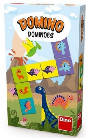Joc / Jucărie Domino Dinosauři 