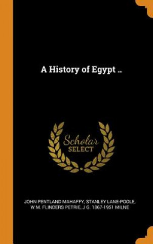 Book History of Egypt .. JOHN PENTLA MAHAFFY