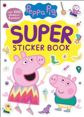 Kniha Peppa Pig Super Sticker Book (Peppa Pig) Golden Books