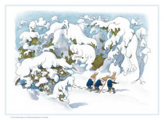 Calendar / Agendă Gnomes in the Snow Advent Calendar Ernst Kreidolf