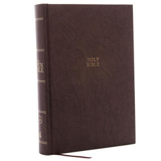 Kniha KJV, Open Bible, Hardcover, Brown, Red Letter, Comfort Print Thomas Nelson