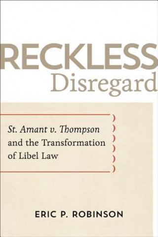 Könyv Reckless Disregard Eric P. Robinson