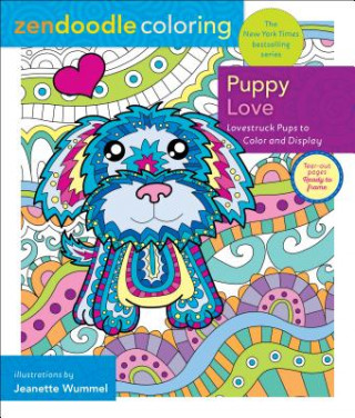 Книга Zendoodle Coloring: Puppy Love Jeanette Wummel