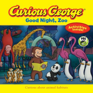 Kniha Curious George Good Night, Zoo (CGTV 8 x 8) H. A. Rey
