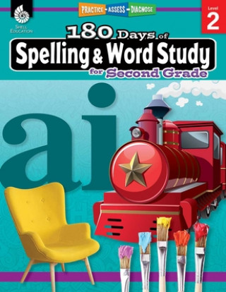 Kniha 180 Days of Spelling and Word Study for Second Grade Shireen Rhoades