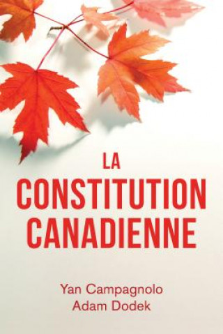 Книга Constitution canadienne Adam Dodek