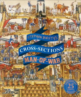 Kniha Stephen Biesty's Cross-Sections Man-of-War Richard Platt
