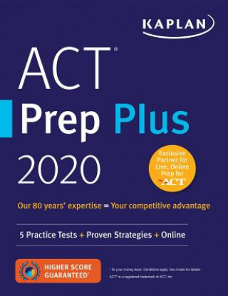 Kniha ACT Prep Plus 2020 Kaplan Test Prep