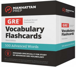 Tiskovina 500 Advanced Words: GRE Vocabulary Flashcards Manhattan Prep