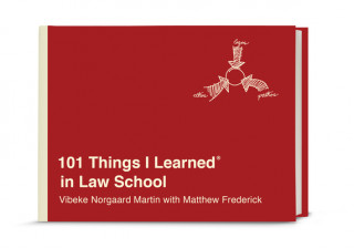 Knjiga 101 Things I Learned in Law School Vibeke Norgaard Martin