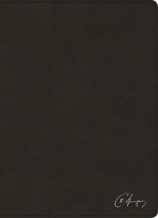 Kniha Rvr 1960 Biblia de Estudio Spurgeon, Negro Piel Genuina Con Índice B&H Espanol Editorial