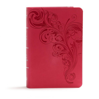 Carte KJV Large Print Compact Reference Bible, Pink Leathertouch Holman Bible Staff