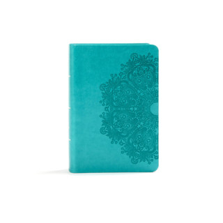 Carte KJV Large Print Compact Reference Bible, Teal Leathertouch Holman Bible Staff