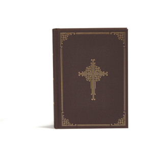 Book CSB Ancient Faith Study Bible, Brown Cloth-Over-Board: Black Letter, Church Fathers, Study Notes and Commentary, Ribbon Marker, Sewn Binding, Easy-To- Holman Bible Staff
