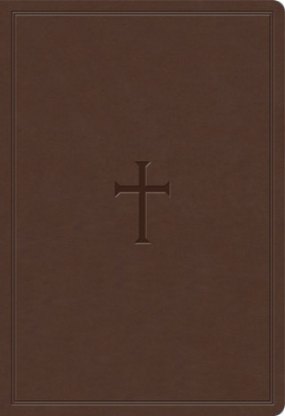 Carte KJV Super Giant Print Reference Bible, Brown Leathertouch, Indexed Holman Bible Staff