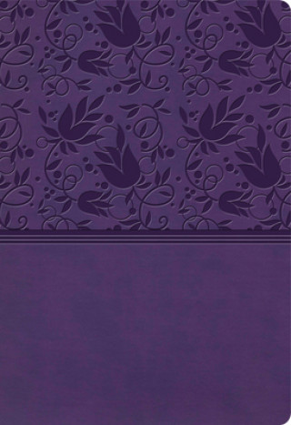 Carte KJV Super Giant Print Reference Bible, Purple Leathertouch, Indexed Holman Bible Staff