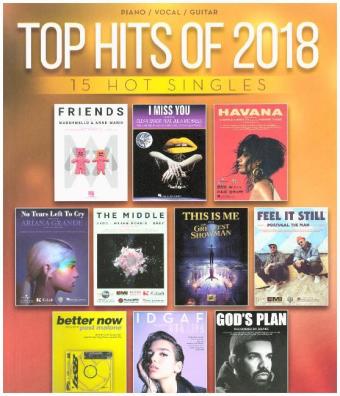 Knjiga Top Hits of 2018 Various
