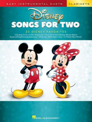 Könyv Disney Songs for Two Clarinets Hal Leonard Corp