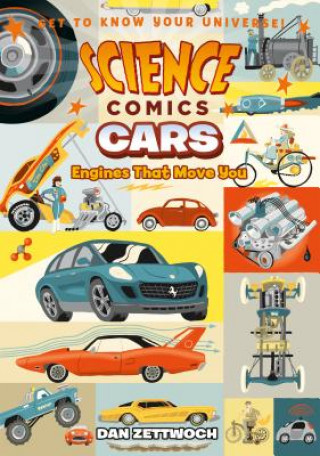 Livro Science Comics: Cars Dan Zettwoch