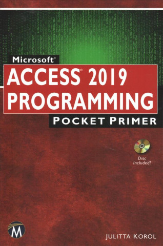 Kniha Microsoft Access 2019 Programming Pocket Primer Julitta Korol