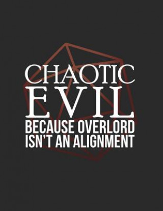 Book Chaotic Evil: RPG Alignment Themed Mapping and Notes Note Cutiepie Mapping