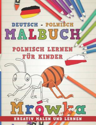 Kniha Malbuch Deutsch - Polnisch I Polnisch lernen f Nerdmedia