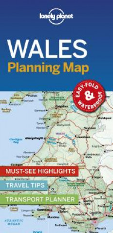 Materiale tipărite Lonely Planet Wales Planning Map Lonely Planet