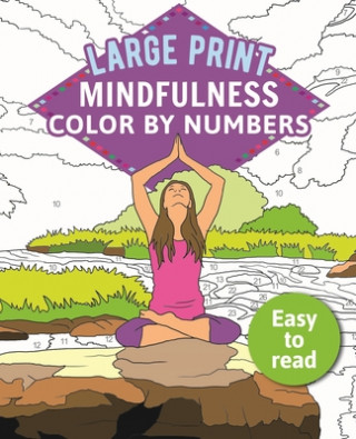 Könyv Mindfulness Color-By-Numbers Large Print Arcturus Publishing